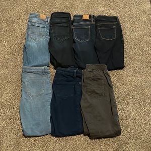 7 Pack of Size 4 Skinny Jeans